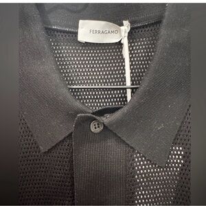 Salvatore Ferragamo Mesh Men's polo-Shirt